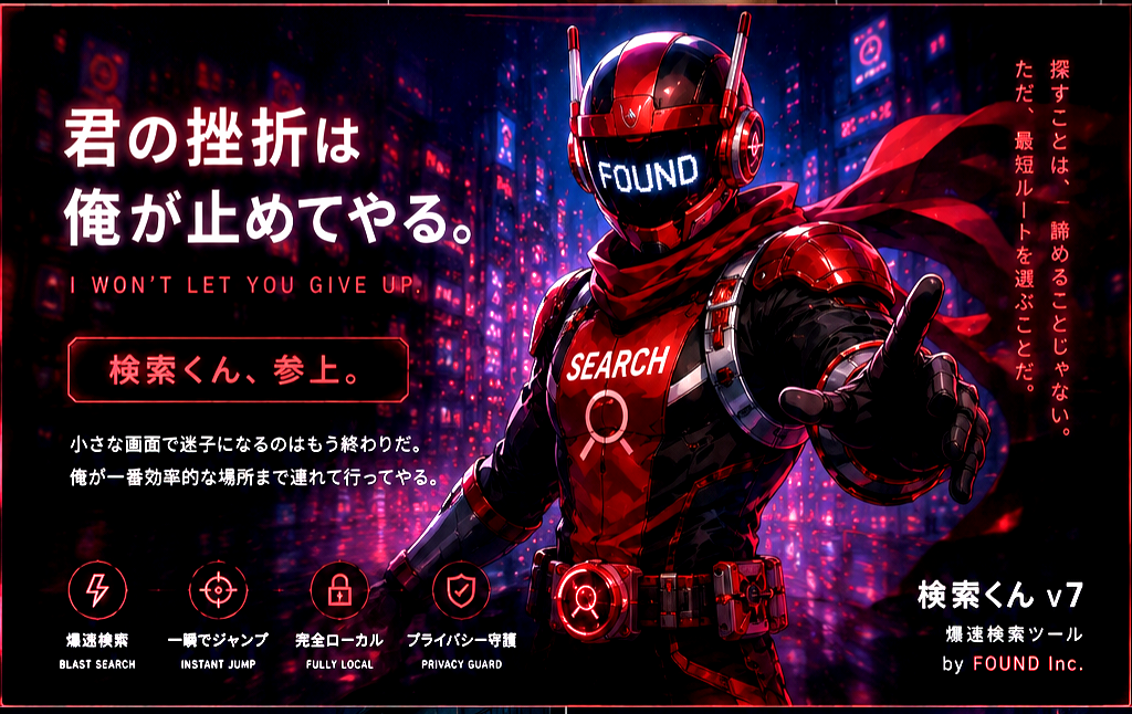 君の挫折は、俺が止めてやる。
